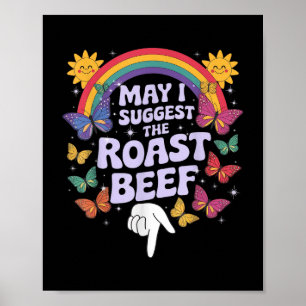 Póster ¿Puedo Sugerir La Graciosa Carne De Carne De Azúca