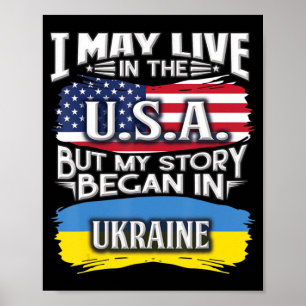 Póster Puedo Vivir En EEUU Pero Mi Historia Empezó En Ucr