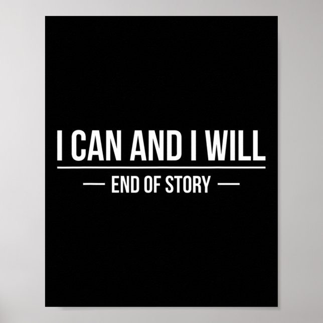 Póster Puedo Y Terminaré El Día Mundial Del Cáncer 1 (Frente)