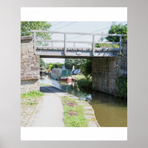 Póster Puente 14 en la tarjeta postal del Canal de Maccle