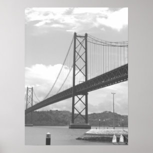 Póster Puente a través del río Tejo