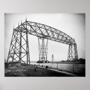 Póster Puente aéreo Duluth Minnesota