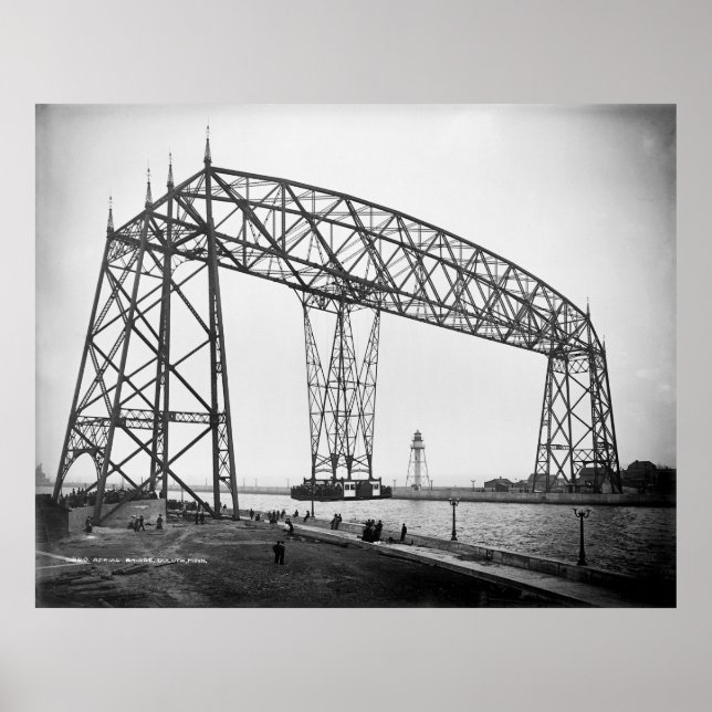 Póster Puente aéreo Duluth Minnesota (Frente)