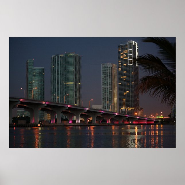 Póster Puente al amanecer 1 (Frente)