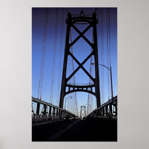 Póster Puente Angus L Macdonald, Halifax, Nueva