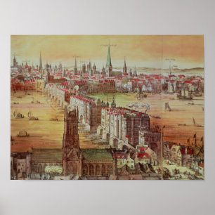 Póster Puente antiguo de Londres