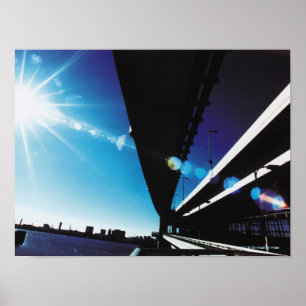 Póster Puente arco iris, Tokio