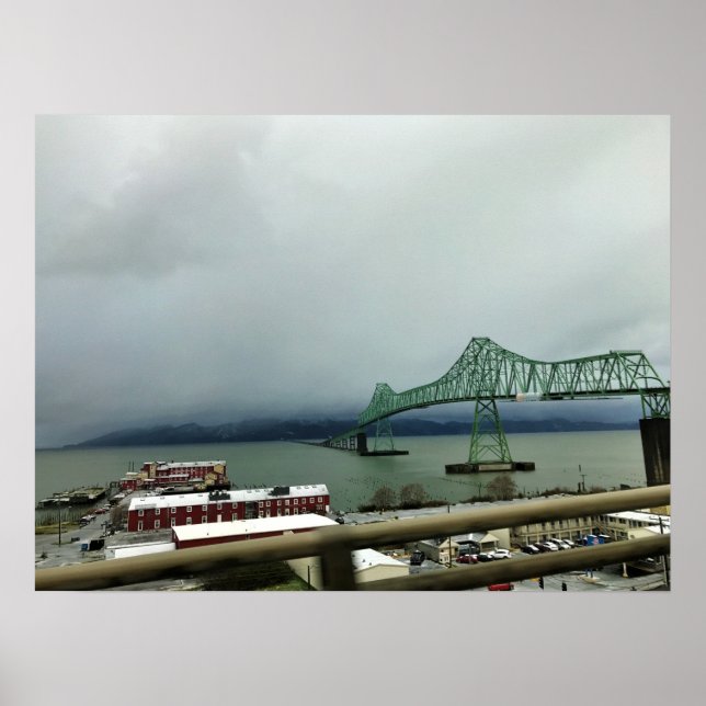 Póster Puente Astoria-Megler, Astoria, Oregón (Frente)