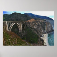 Puente Bixby Creek 36 x 24 Poster