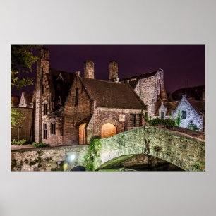 Póster Puente Bonifacius en Brujas