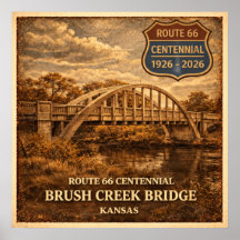 Puente Brush Creek de la Ruta 66 de Kansas