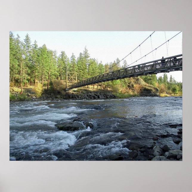 PÓSTER PUENTE CCC DEL PARQUE ESTATAL RIVERSIDE - SPOKANE  (Frente)