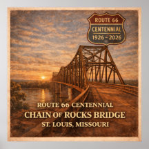Puente Chain of Rocks de la Ruta 66