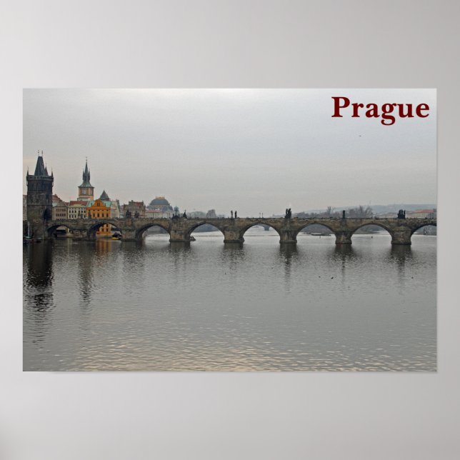 Póster Puente Charles, Praga (Frente)