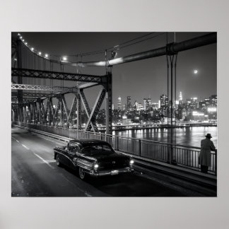 Póster Puente Clásico de Cine Negro