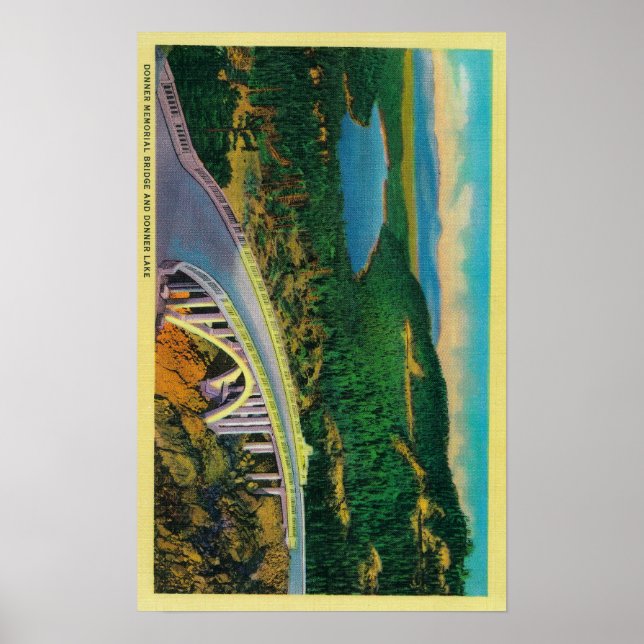 Póster Puente conmemorativo de Donner y (Frente)