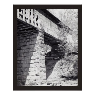 Póster Puente cubierto