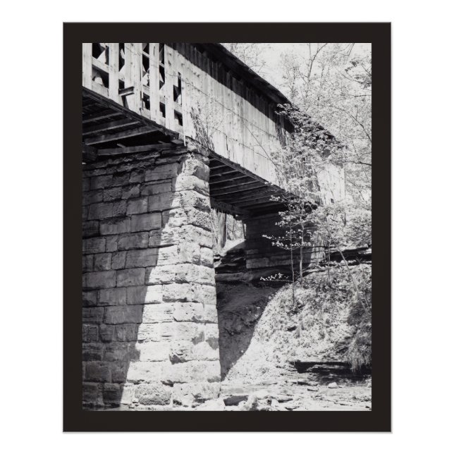 Póster Puente cubierto (Anverso)