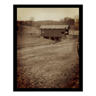 Póster Puente cubierto