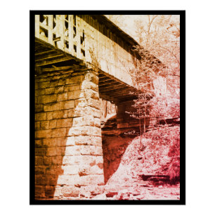 Póster Puente cubierto