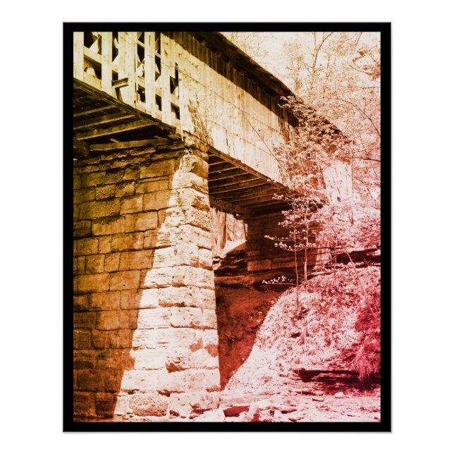 Póster Puente cubierto (Anverso)