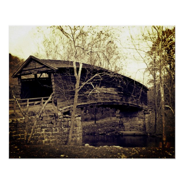 Póster Puente cubierto (Anverso)