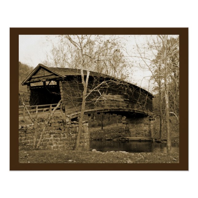 Póster Puente cubierto (Anverso)