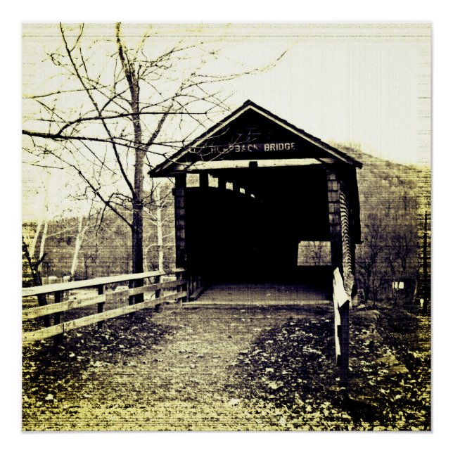 Póster Puente cubierto (Anverso)