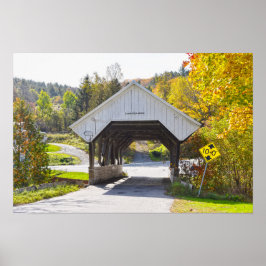 Póster Puente Cubierto Chamberlin Mill, Lyndon, Vermont