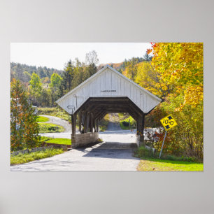 Póster Puente Cubierto Chamberlin Mill, Lyndon, Vermont