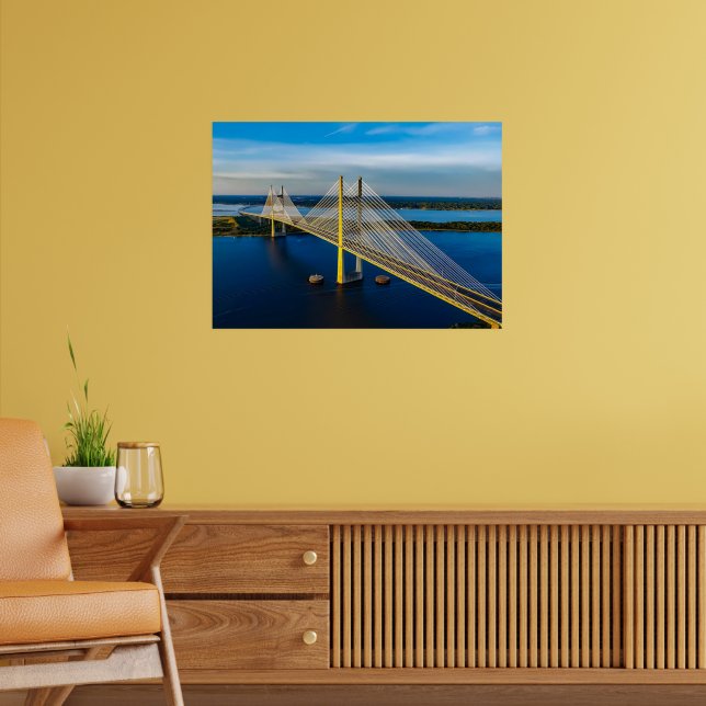 Póster Puente Dames Point, Jacksonville (Salón 2)
