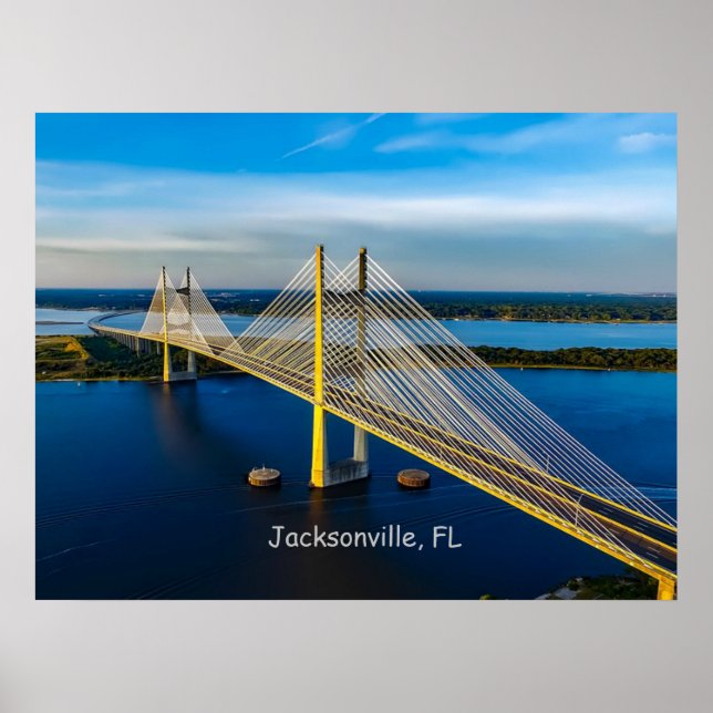 Póster Puente Dames Point, Jacksonville (Frente)