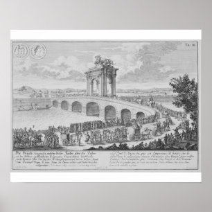 Póster Puente de Agustus en Via Flaminia, cerca de Rímini