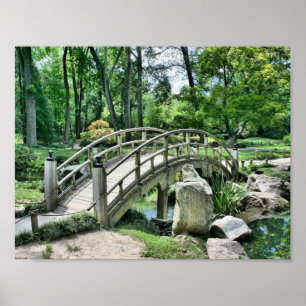 Póster Puente de arco japonés