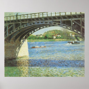 Póster Puente de Argenteuil por Gustave Caillebotte