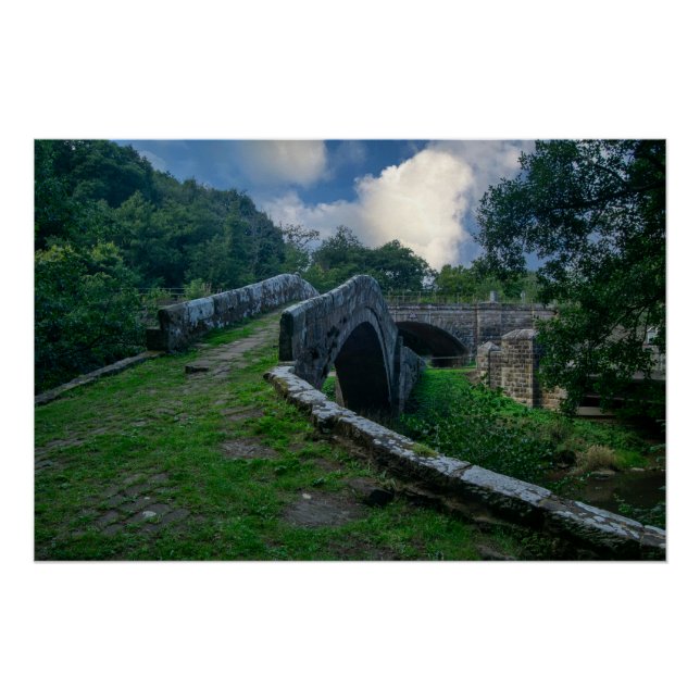 Póster Puente de Beggar, Glaisdale (Anverso)
