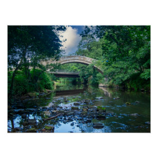 Póster Puente de Beggar, Glaisdale