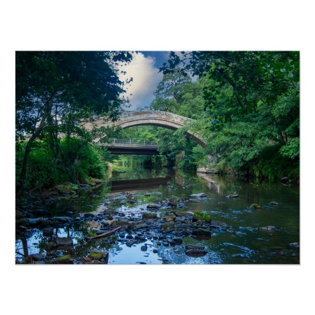 Póster Puente de Beggar, Glaisdale (Anverso)