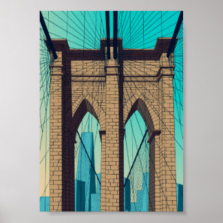 Póster Puente de Brooklyn