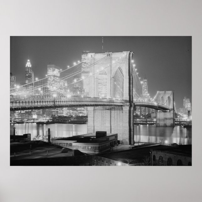 Póster Puente de Brooklyn (Frente)