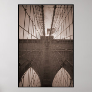 Póster puente de brooklyn