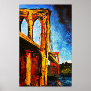 Póster Puente de Brooklyn a Utopia 2009