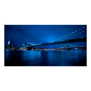 Póster Puente de Brooklyn, Nueva York