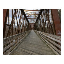 Puente de camino en bicicleta