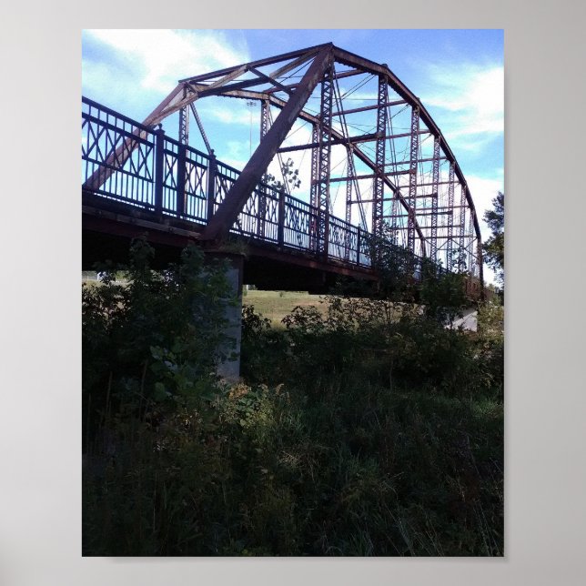 Póster Puente de cercha de ferrocarril (Frente)