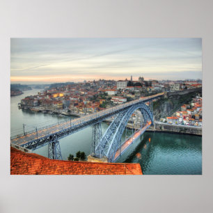 Póster Puente de Don Luis I, Oporto