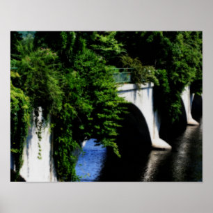 Póster Puente De Flores Shelburne Cae Massachusetts