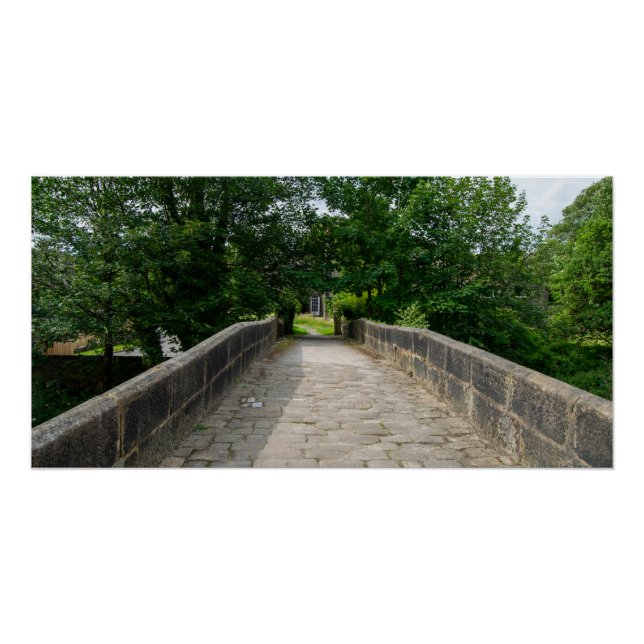 Póster Puente de Hawksclough, Mytholmroyd (Anverso)