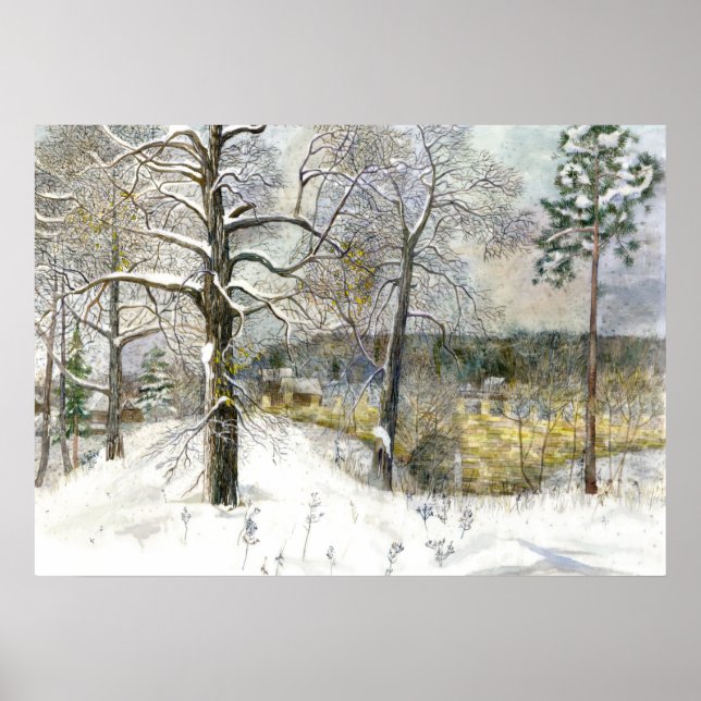 Póster puente de invierno (Frente)