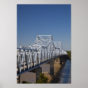 Póster Puente de la autopista I-20 a través del río Misis